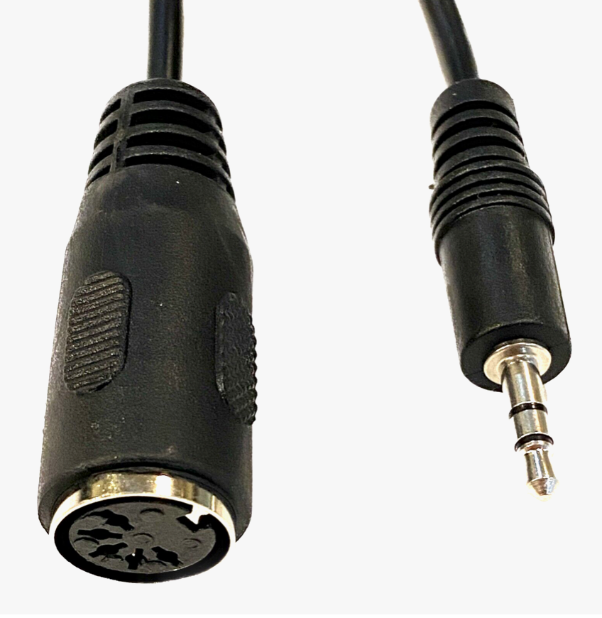 Kurrent Electric (2) Pack of MIDI to 3.5mm Type-A Adapter 14" Inch Cables